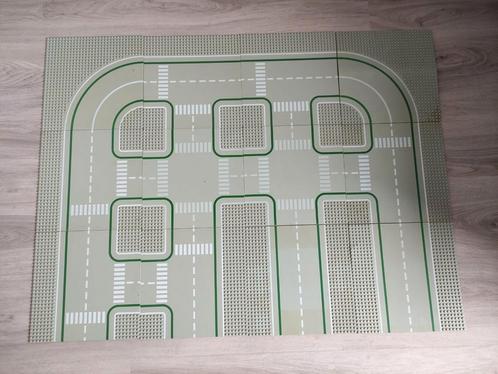 12 Lego City wegenplaten wegplaten grijs met fietspad, Kinderen en Baby's, Speelgoed | Duplo en Lego, Gebruikt, Lego, Ophalen of Verzenden