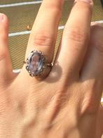 Witgouden rinb vintage met amethist prachtige staat, Ophalen of Verzenden, Goud, Ring, Met edelsteen