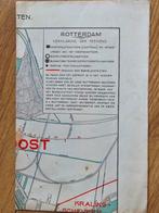 Kaart van Rotterdam van de PTT postbezorging, Ophalen of Verzenden, Zo goed als nieuw
