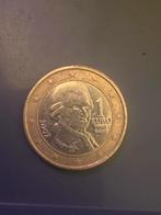 Zeldzame 2002 Mozart 1 Euro Munt, Ophalen, Oostenrijk, 1 euro, Losse munt