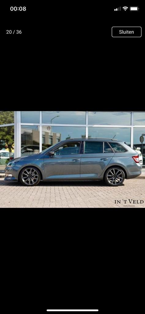 Skoda Fabia 1.2TSI 81KW Combi Dsg7 2015 Grijs, Auto's, Skoda, Particulier, Fabia, Benzine, A, Stationwagon, Automaat, Origineel Nederlands