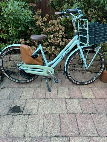 Gazelle dames/meisjesfiets 28 inch met krat  | nieuwstaat beschikbaar voor biedingen