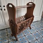 Vintage houten lectuur bak / krantenbak, stijl art nouveau, Ophalen, Zo goed als nieuw