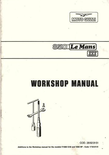 Moto Guzzi 850 Le Mans III Additions aanvulling (7963zmg) beschikbaar voor biedingen