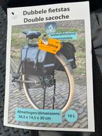 Dubbele fietstas, waterafstotend. 16 liter., Ophalen of Verzenden, Nieuw