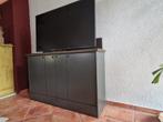 Design TV meubel met TV-lift en Samsung TV (nieuwe conditie), Ophalen, 100 tot 150 cm, Nieuw, Design, industrieel