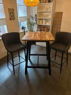 Stijlvolle bartafel met barkrukken, Ophalen, Zo goed als nieuw