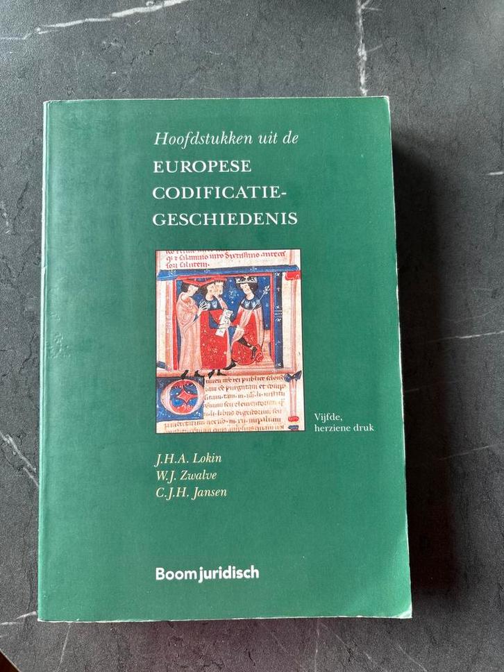 Hoofdstukken uit de Europese Codificatiegeschiedenis, Boeken, Wetenschap, Zo goed als nieuw, Ophalen of Verzenden