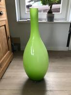 Vaas, Groen, Glas, Zo goed als nieuw, 50 tot 75 cm