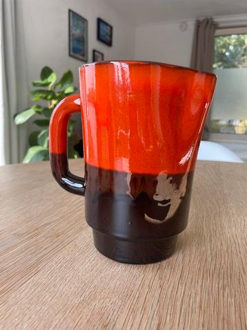 Vintage Keramiek Set met Kan & Bekers beschikbaar voor biedingen