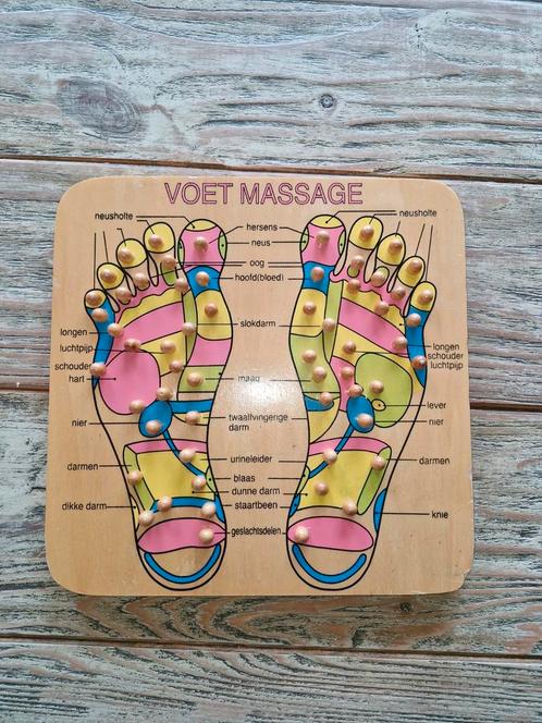 Vintage acupressuur voetmassage paneel, Antiek en Kunst, Antiek | Gereedschap en Instrumenten, Ophalen of Verzenden