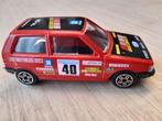 Modelauto Fiat Uno Bburago  1:43 Rally stickers, Ophalen of Verzenden, Gebruikt, Auto, Overige merken