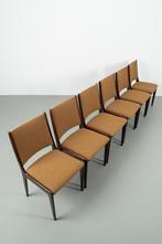 Set van 6 refurbished IMHA eetkamerstoelen vintage design, Ophalen, Hout, Vintage design, Zo goed als nieuw