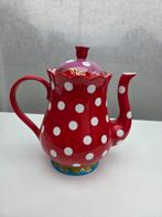Oilily Theepot met polka dots, Gebruikt, Keramiek, Overige typen, Ophalen of Verzenden