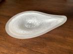 Druppelvormige design schaal van matglas, Ophalen of Verzenden
