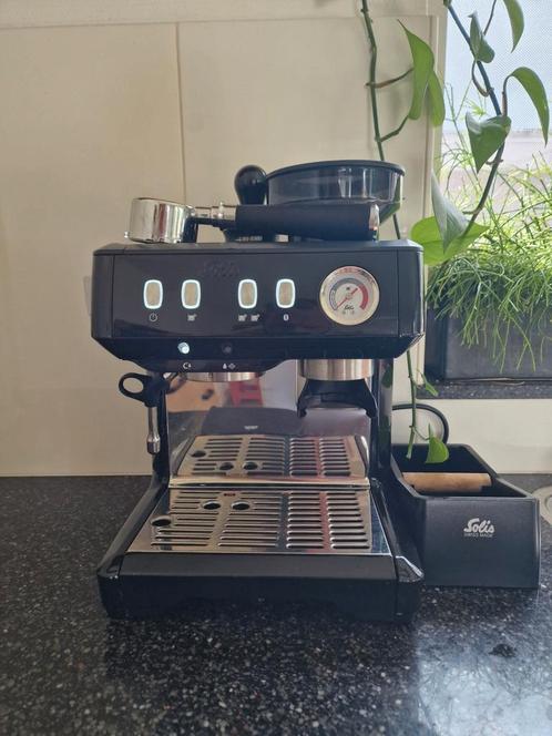 Solis Grind & Infuse Espressomachine, Witgoed en Apparatuur, Koffiezetapparaten, Gebruikt, Gemalen koffie, Koffiebonen, Espresso apparaat