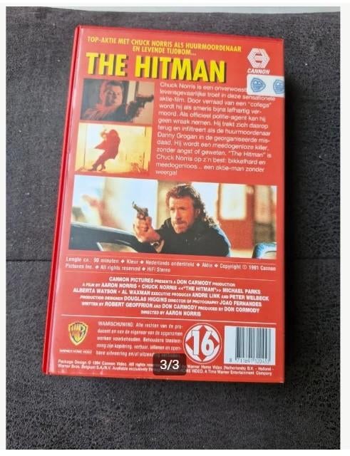 Vhs the hitman h3, Vanaf 16 jaar, Ophalen of Verzenden, Zo goed als nieuw, Actie en Avontuur