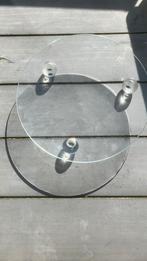 Leonardo doorzichtig glazen schaal op bolpootjes., Ophalen of Verzenden