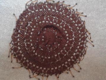 Gehaakt valletje voor een lampenkap. beschikbaar voor biedingen