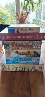 Bordspellenpakket utopia, oceans, Puerto Rico  en meer, Hobby en Vrije tijd, Gezelschapsspellen | Bordspellen, Ophalen of Verzenden