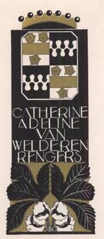 1951 Ex Libris Nederland : Jeanne Bieruma Oosting, 1933, Antiek en Kunst, Kunst | Etsen en Gravures, Verzenden