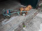 Antieke trapwagen met paard, Antiek en Kunst, Ophalen of Verzenden