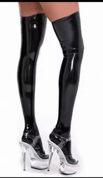 Lak, pvc, latex, kinky holdups, Ophalen, Zo goed als nieuw, Zwart, Panty