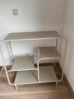 Metaal (tv) meubel, Huis en Inrichting, Tafels | Sidetables, Ophalen, Zo goed als nieuw, 25 tot 50 cm, Rechthoekig