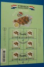 Typisch Nederlands Bitterballen (gestempeld postzegelvel), Verzenden, Na 1940, Gestempeld