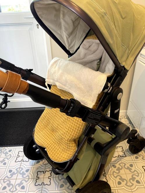 Koeka voetenzak - wafel geel, Kinderen en Baby's, Dekens, Slaapzakjes en Inbakerproducten, Zo goed als nieuw, Overige typen, Ophalen of Verzenden