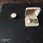 Paarlmoer Manchetknopen & Doosje - Vintage, Ophalen of Verzenden, Gebruikt, Overige materialen, Verguld