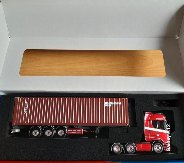 tekno scania David van herk, Hobby en Vrije tijd, Modelauto's | 1:50, Nieuw, Bus of Vrachtwagen, Tekno, Verzenden