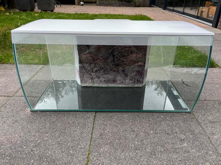 Fluval flex 123 liter aquarium., Dieren en Toebehoren, Vissen | Aquaria en Toebehoren, Zo goed als nieuw, Leeg aquarium, Ophalen