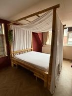 Hemelbed 160x200 inclusief lattenbodem, Huis en Inrichting, Slaapkamer | Bedden, Ophalen, Tweepersoons, Zo goed als nieuw, 200 cm