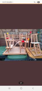 Groot klim toestel voor vogels, Meerdere dieren