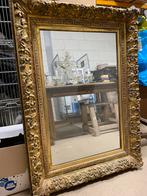 Antieke spiegel, Antiek en Kunst, Ophalen, Rechthoekig