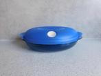 Tupperware Micropop schaal 1,1 Ltr. Blauw, Huis en Inrichting, Ophalen of Verzenden, Zo goed als nieuw, Blauw, Schaal