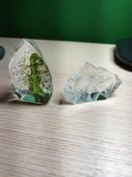 Kristallen beeldjes ( boom/ijsbeer ), Antiek en Kunst, Antiek | Glas en Kristal, Ophalen of Verzenden