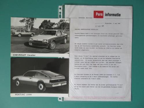Chevrolet - Pontiac - Cadillac, Boeken, Auto's | Folders en Tijdschriften, Zo goed als nieuw, Chevrolet, Ophalen of Verzenden