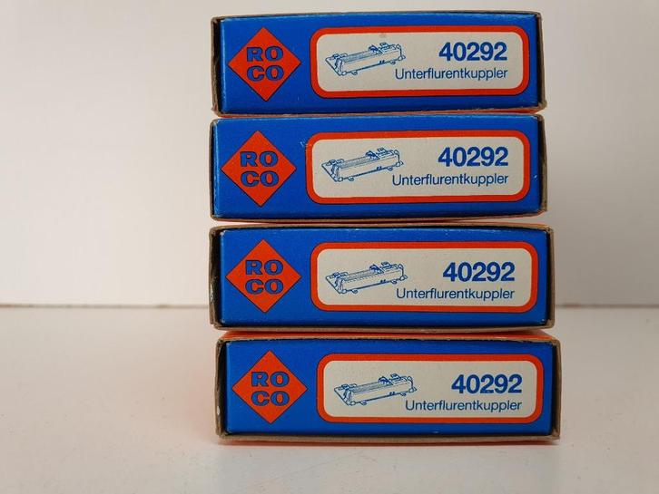 ROCO H0 40292 Universele ondervloer ontkoppelaar 4 stuks OVP, Hobby en Vrije tijd, Modeltreinen | H0, Nieuw, Rails, Gelijkstroom