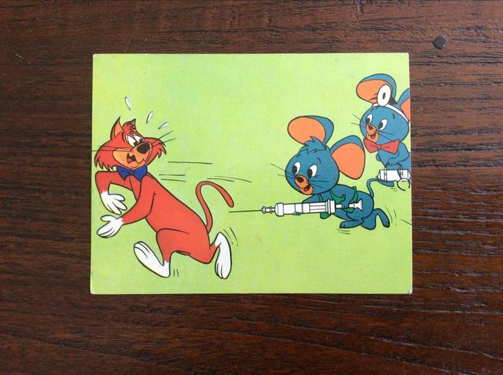 Tom en Jerry Kaart - Vintage, Verzamelen, Stripfiguren, Plaatje, Poster of Sticker, Overige figuren, Ophalen of Verzenden