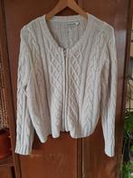 Cotton Club Kabeltrui Vest - wit - Maat L, Beige, Maat 42/44 (L), Ophalen of Verzenden, Zo goed als nieuw