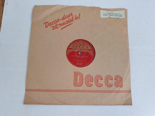 Schaatsen rijders wals 78 toerenplaat m originele Decca hoes, Cd's en Dvd's, Vinyl | Klassiek, Gebruikt, Overige typen, Overige formaten