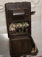 Bakeliet stoppenkast met 3groepen, Ophalen of Verzenden