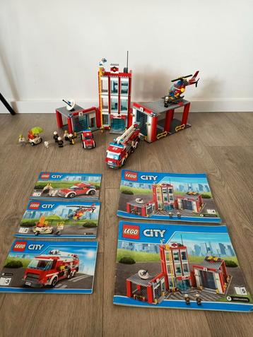 Lego City Brandweerkazerne 60110 - Compleet! beschikbaar voor biedingen