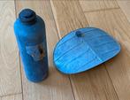 Vintage Metalen Warmwaterkruiken Antiek Decoratie, Ophalen of Verzenden