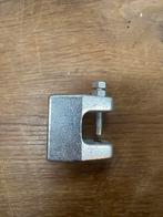 Partij balkklemmen, ca. 25 stuks, 50 tot 100 mm, Nieuw, Ophalen of Verzenden, Rvs