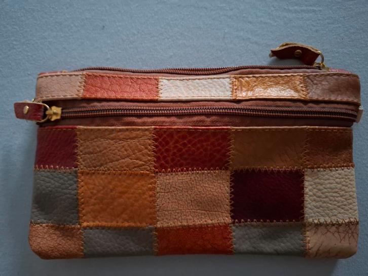 Leren tas, Sieraden, Tassen en Uiterlijk, Tassen | Damestassen, Zo goed als nieuw, Ophalen of Verzenden