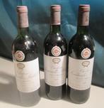 3 flessen - Château Sociando-Mallet 1981 Haut-Médoc, Verzamelen, Wijnen, Frankrijk, Ophalen of Verzenden, Zo goed als nieuw, Rode wijn