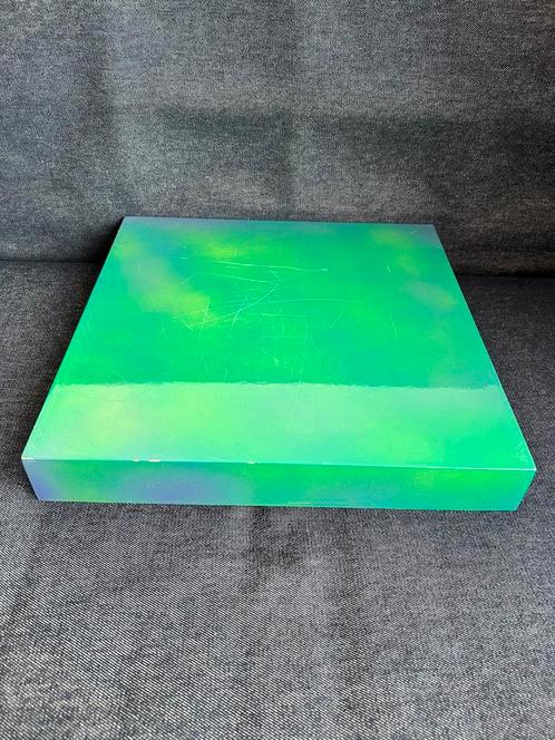 Groen Mooi Dienblad 35 x 35 cm, Huis en Inrichting, Woonaccessoires | Dienbladen, Zo goed als nieuw, Vierkant, Ophalen of Verzenden